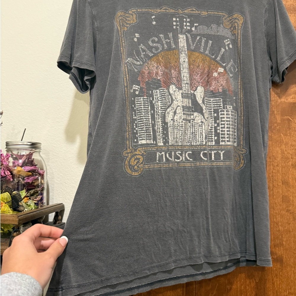 Nashville Music City Graphic Tee